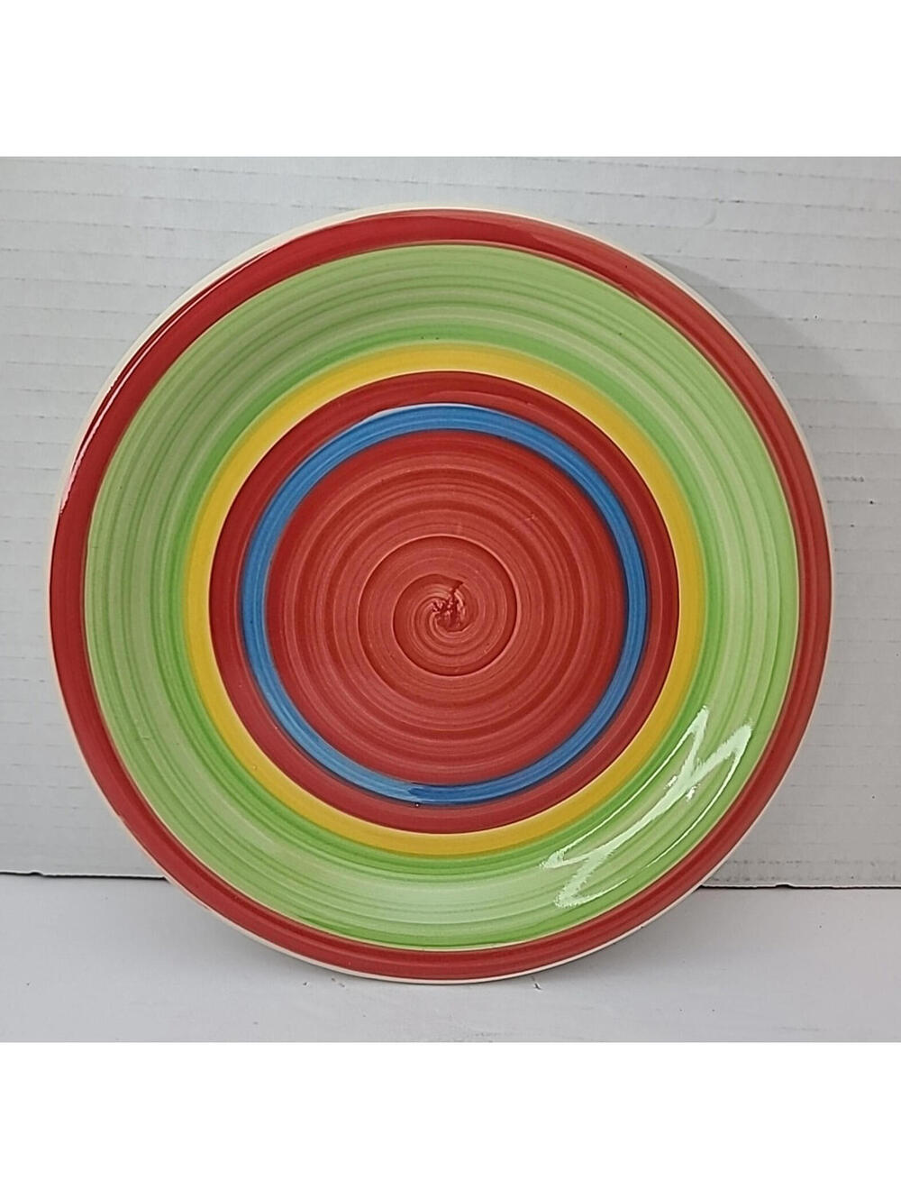 Smart Living Multicolor Spanish Theme 7.5" Salad Plate With Swirls